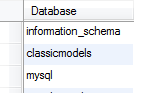 show databases