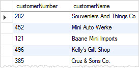 mysql select random customers