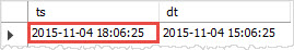 MySQL DATETIME vs TIMESTAMP timezone changes