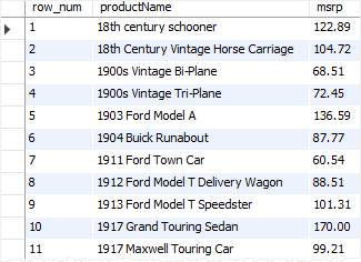 MySQL ROW_NUMBER function - assign sequential numbers