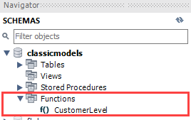 MySQL SHOW FUNCTIONS