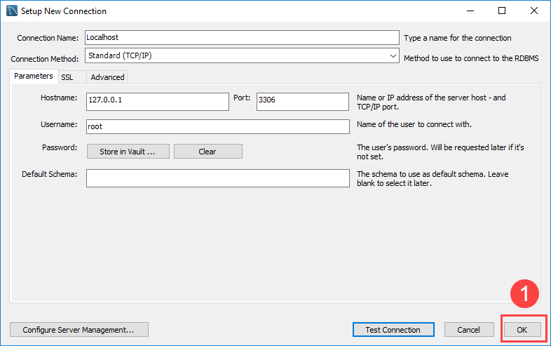 excel connect to mysql server