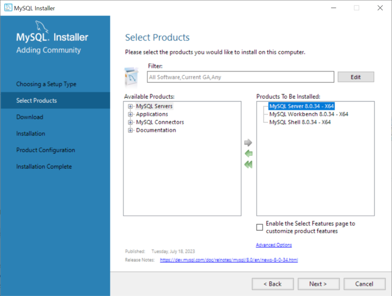 Install MySQL on Windows Using MySQL Installer